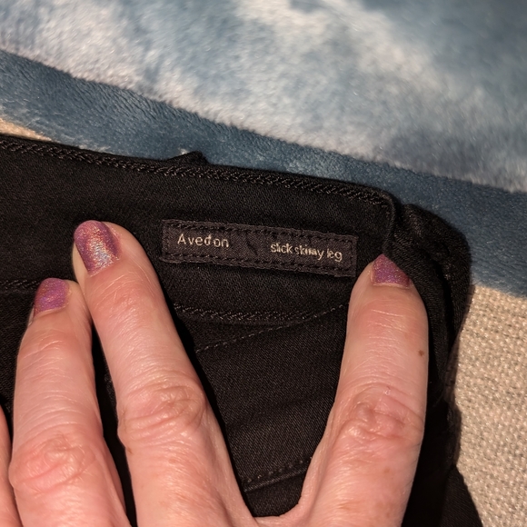 CITIZENS OF HUMANITY Avedon Slick Skinny Leg Black Jeans. Size 26.😎 - Picture 7 of 12